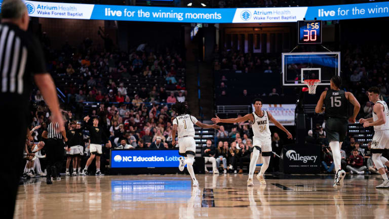 Wake Forest Basketball defeats Virginia Tech 77-75